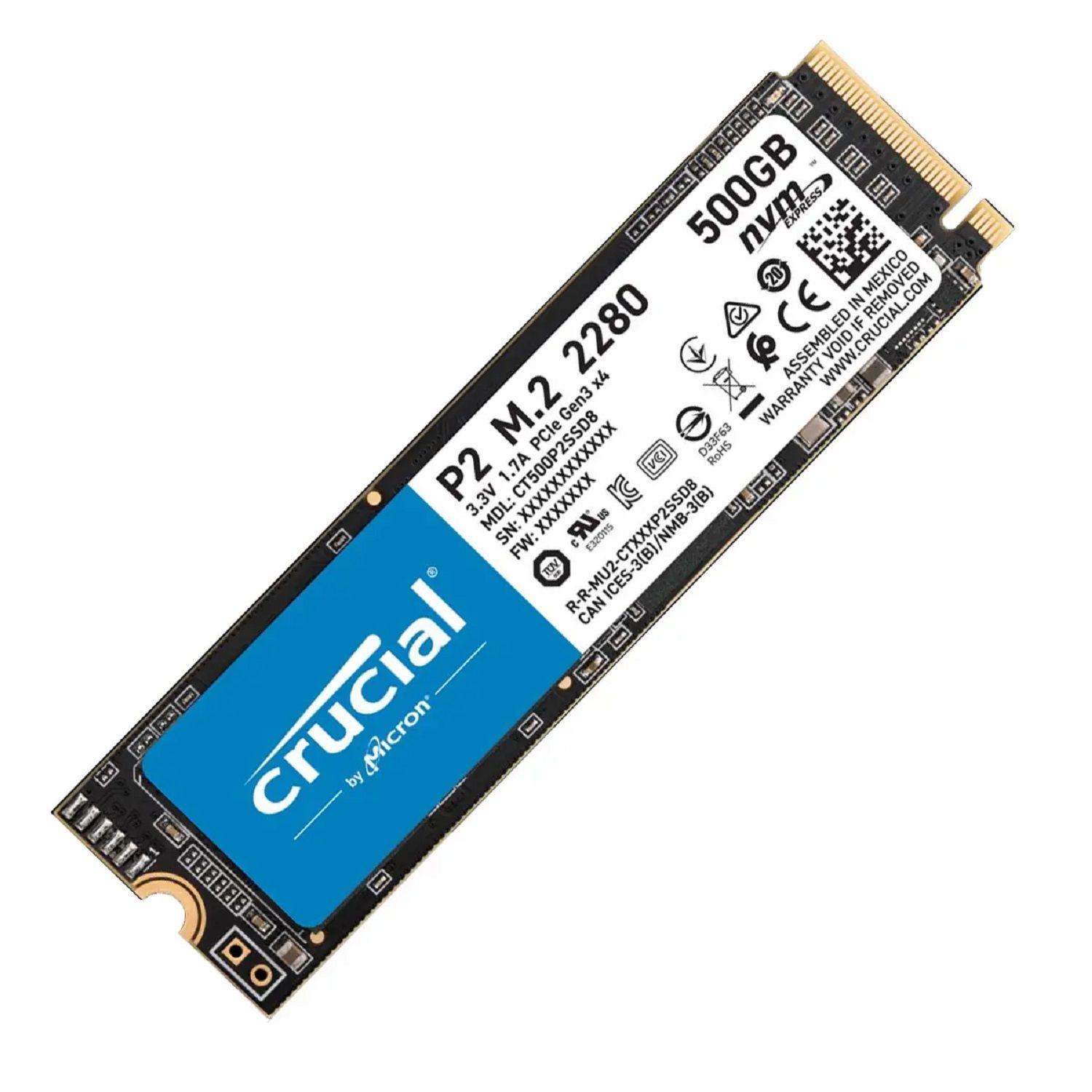 Disco Ssd M.2 500gb Nvme Pcie Crucial Nuevos Sellados-1