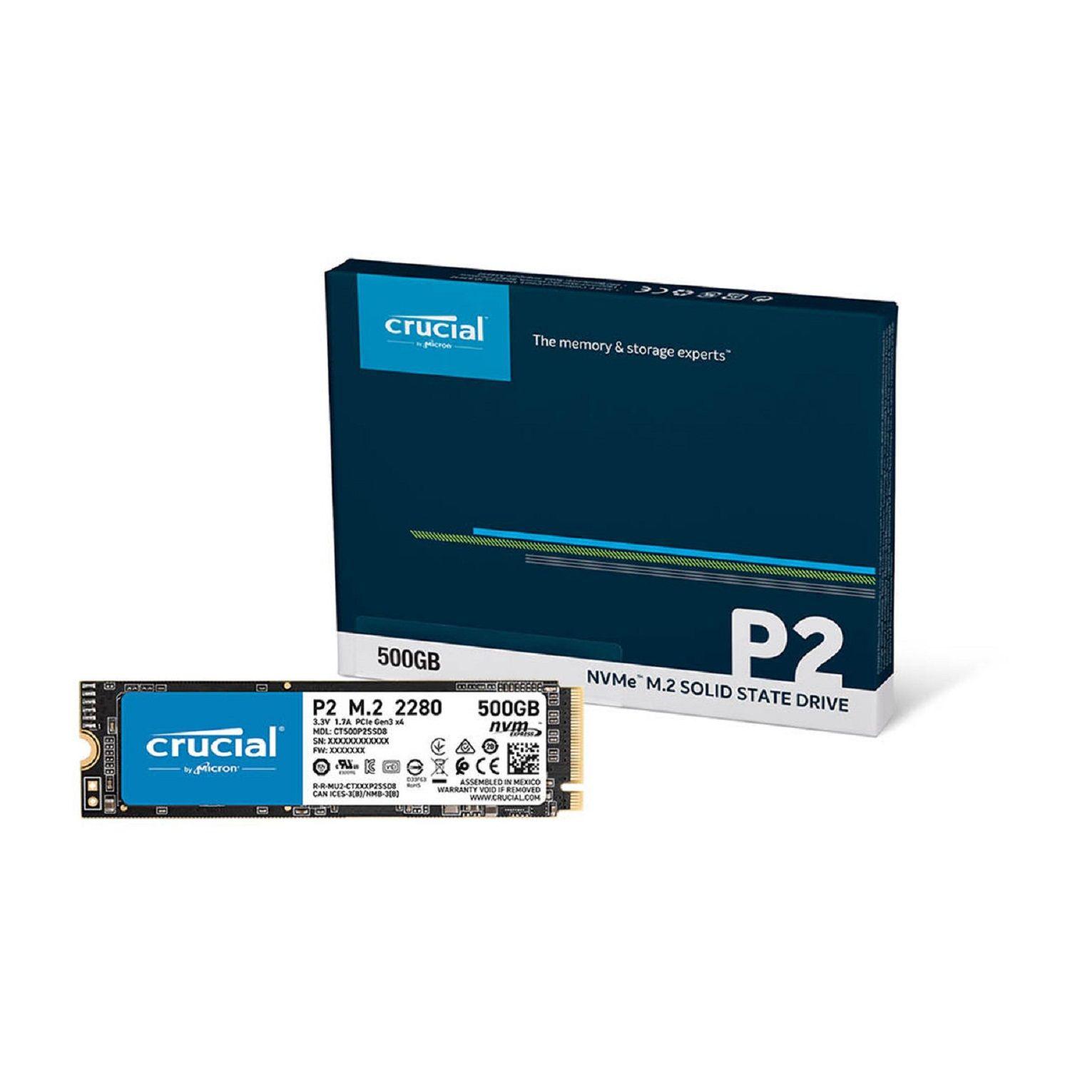 Disco Ssd M.2 500gb Nvme Pcie Crucial Nuevos Sellados-2