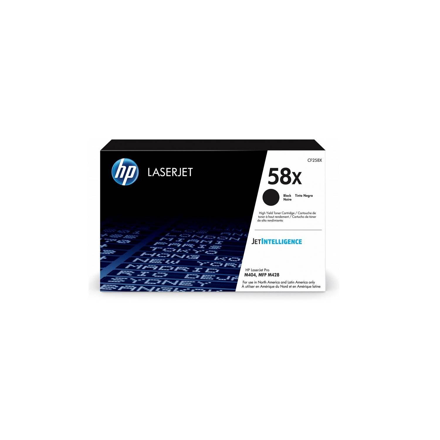 HP Toner LaserJet 58X Negro Alto Rendimiento CF258X-3