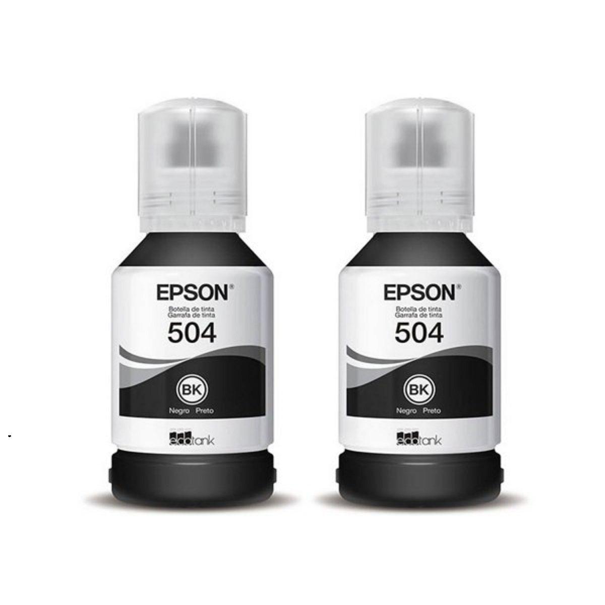 Epson Pack 2 Tintas Negras T504, T504120-2P-PACK-1
