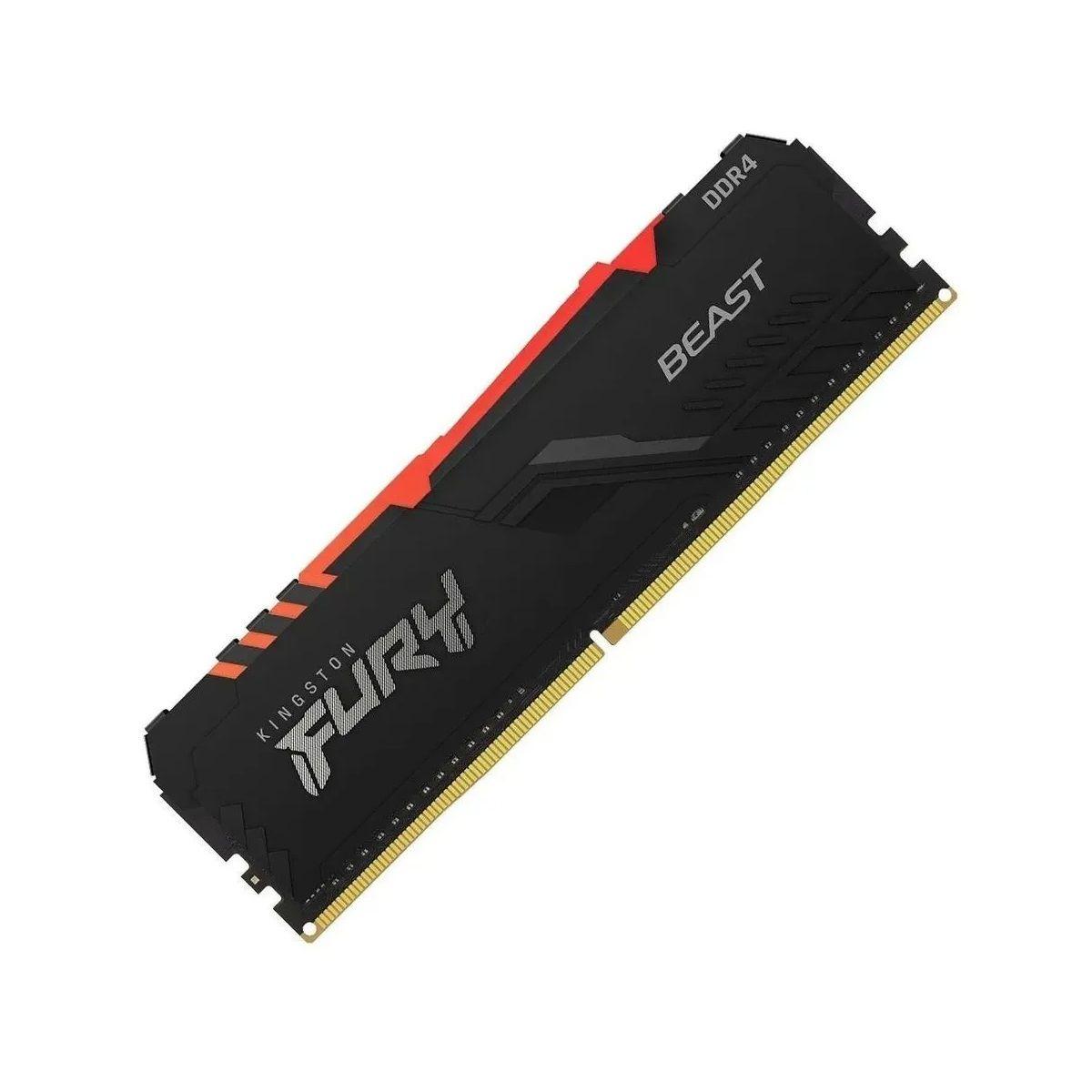 Kingston Memoria Pc Fury Beast Rgb Ddr4 8gb 3600mhz-3