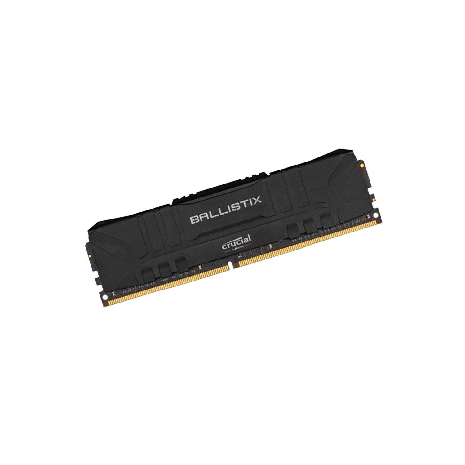 Memoria Ram Para Pc 8gb Ddr4 3200 Ballistix Black Gamer-0