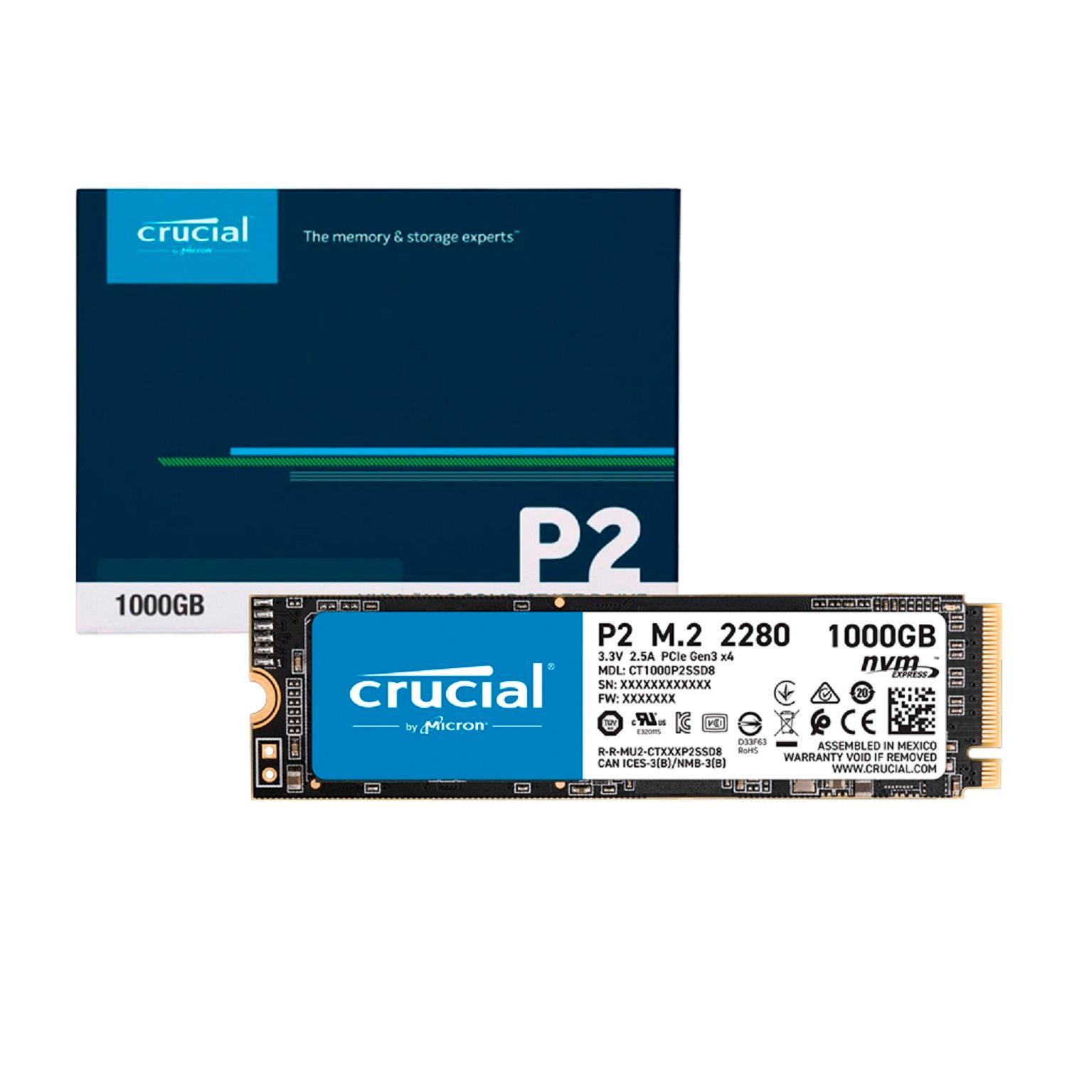 Disco Ssd M.2 1tb Nvme Pci Crucial - Nuevos Sellados-0