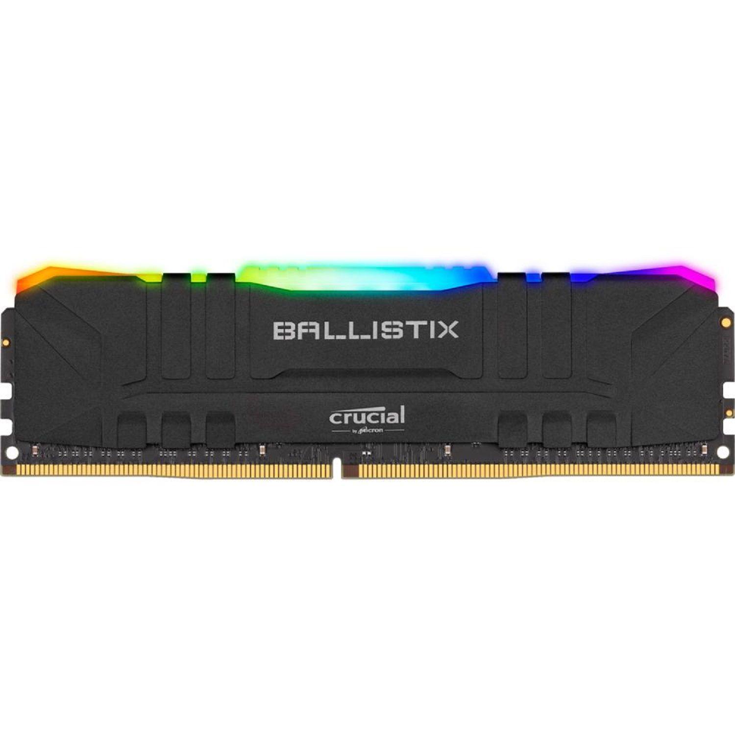 Ballistix Crucial Memoria Ram Pc 8gb Ddr4 3200 Black Rgb-0