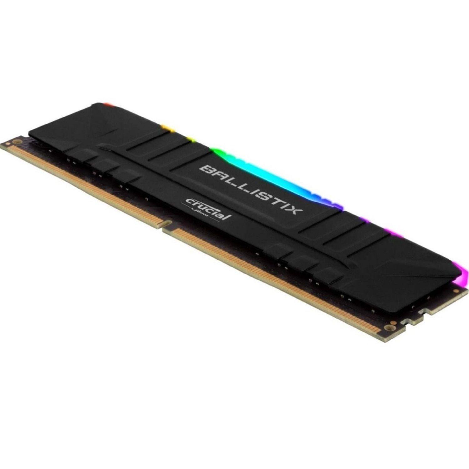 Ballistix Crucial Memoria Ram Pc 8gb Ddr4 3200 Black Rgb-1