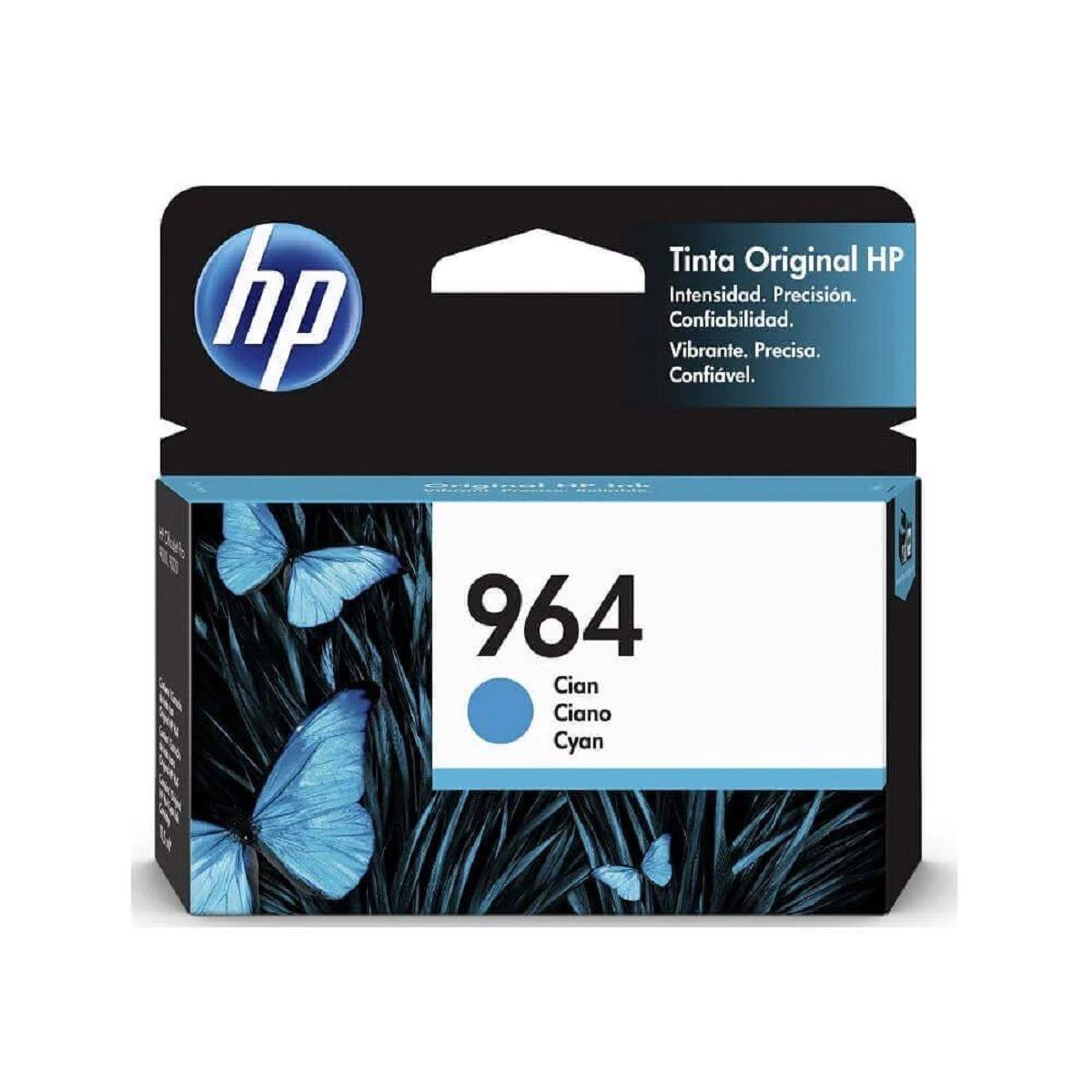 HP Tinta 964, Cyan, 3JA50AL Original-0