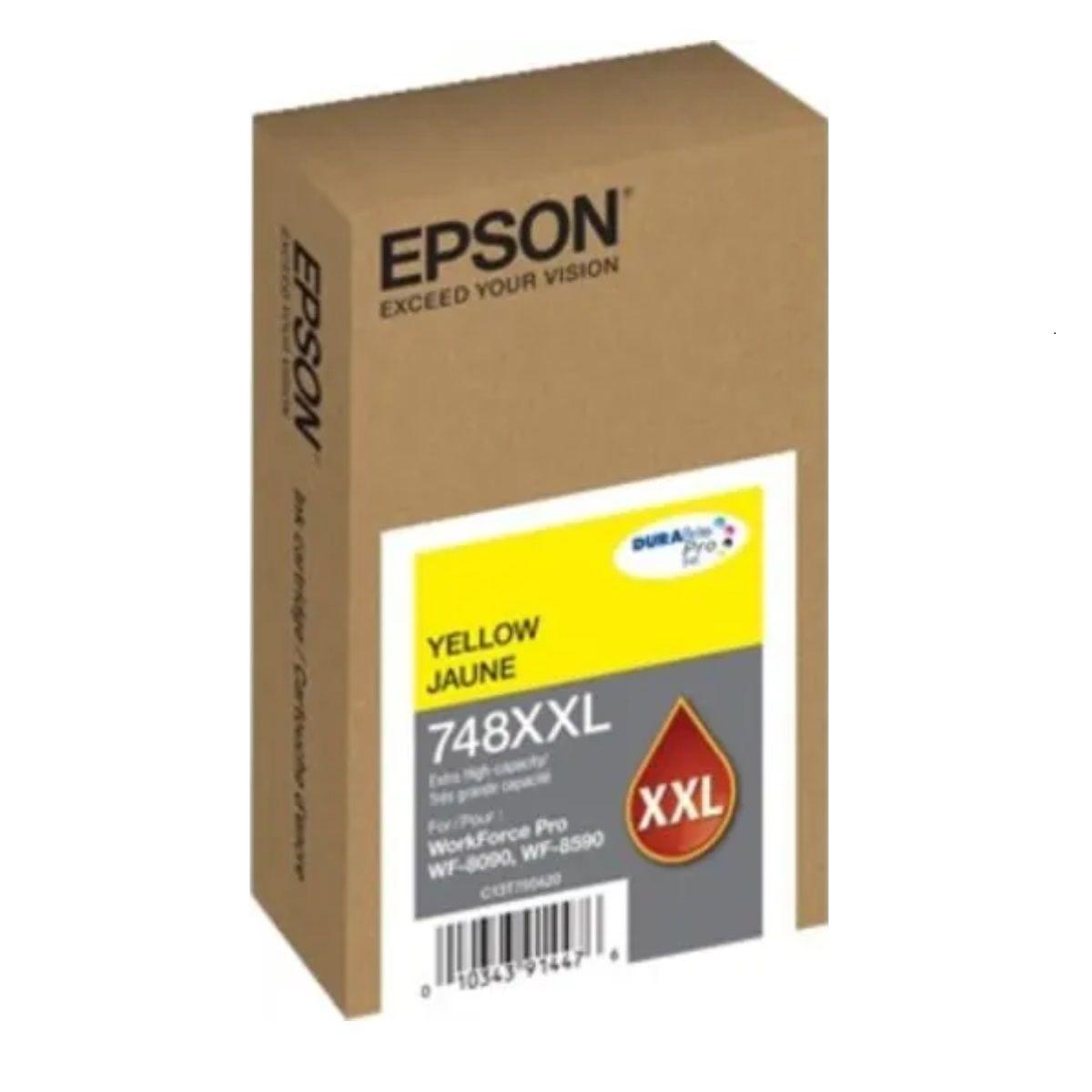 Epson Tinta 748XXL, Yellow, T748XXL420-AL-3