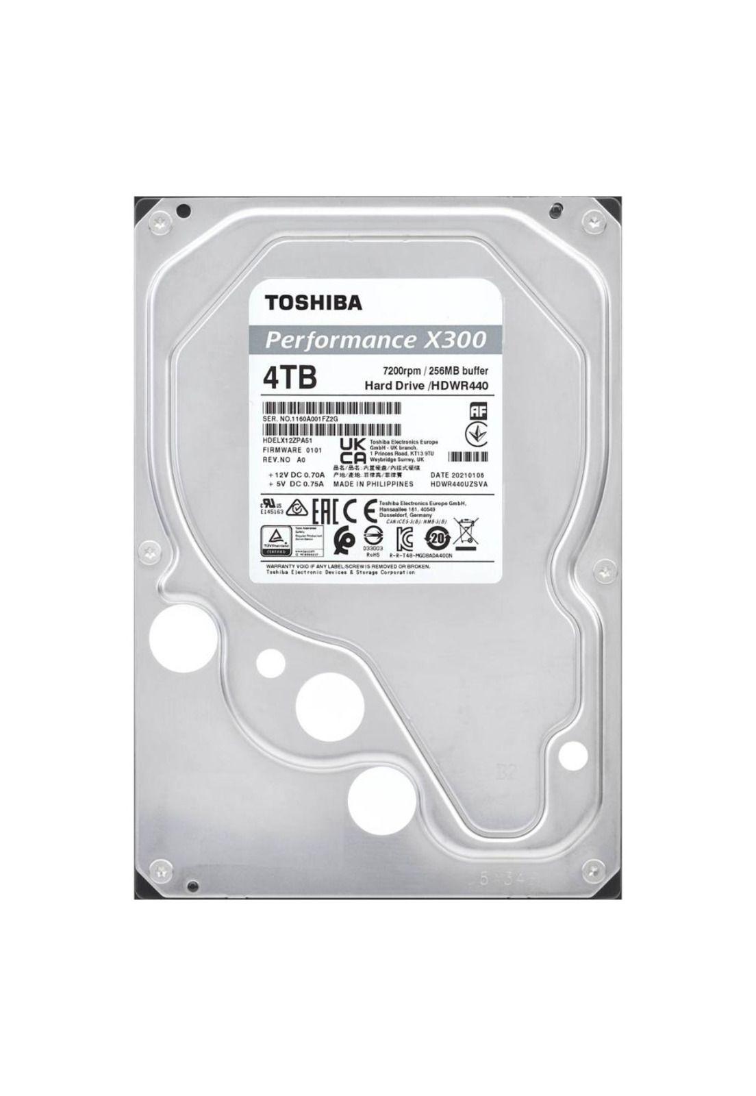 Toshiba Disco Duro Performance&Gaming X300 4TB HDWR740XZSTA-2
