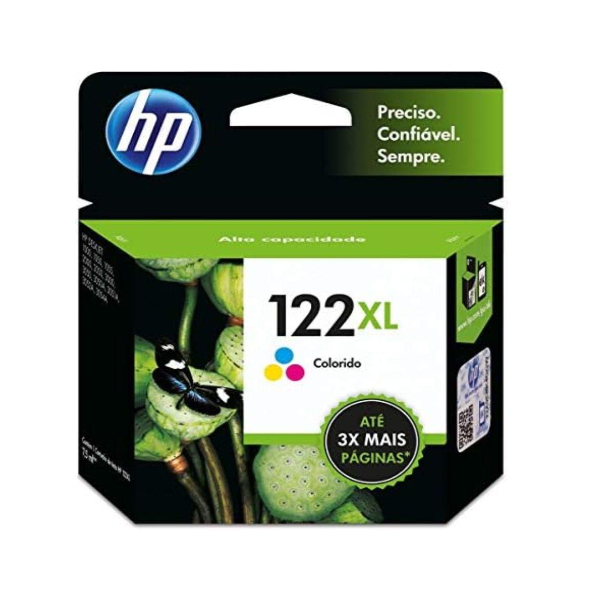 HP Tinta 122XL, Tricolor, Alto Rendimiento, CH564HL Original-2