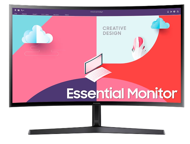 Samsung Monitor 24" Curvo FHD Panel VA 75Hz LS24C366EALXZS-0
