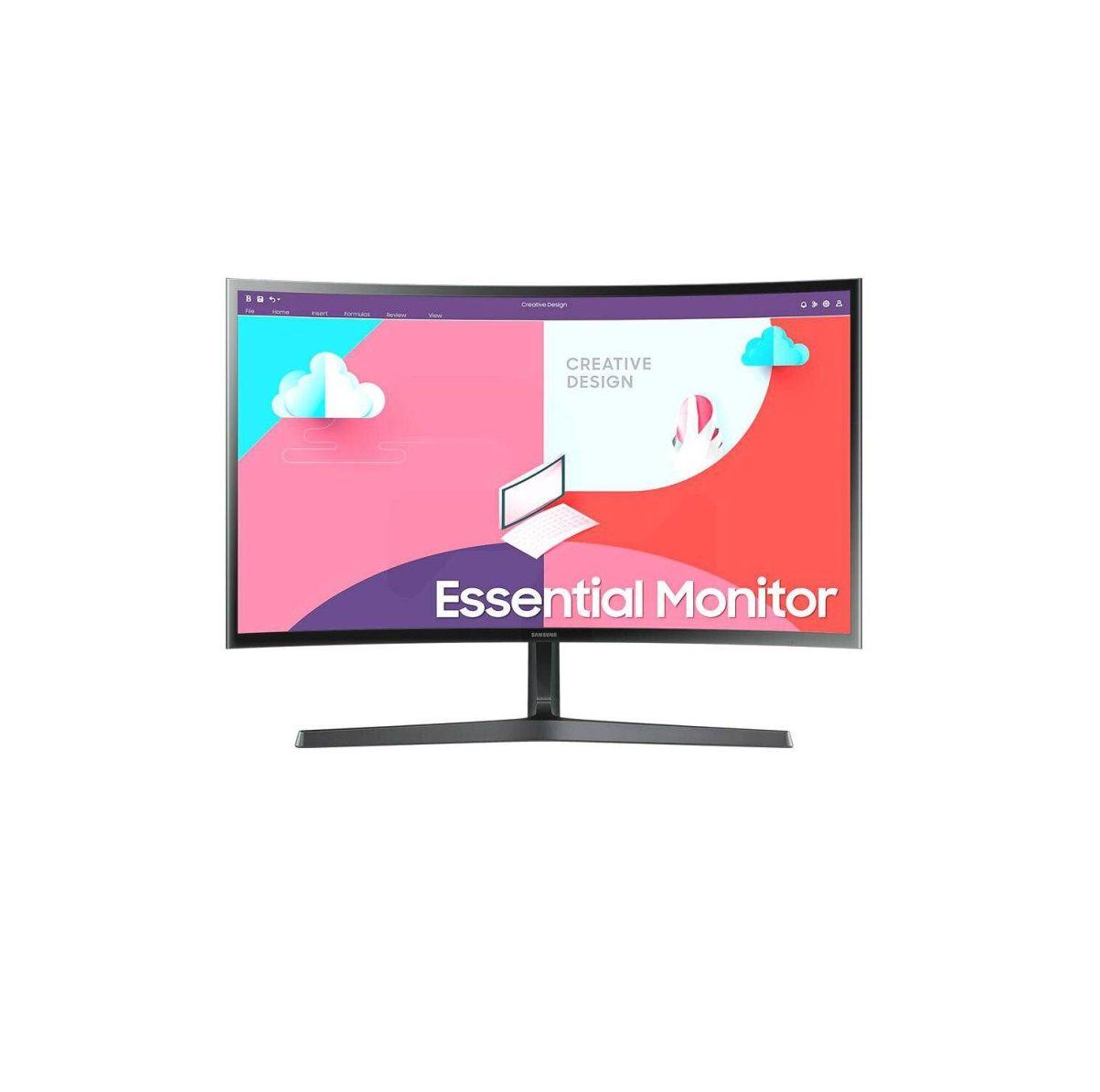 Samsung Monitor 24" Curvo FHD Panel VA 75Hz LS24C366EALXZS-4