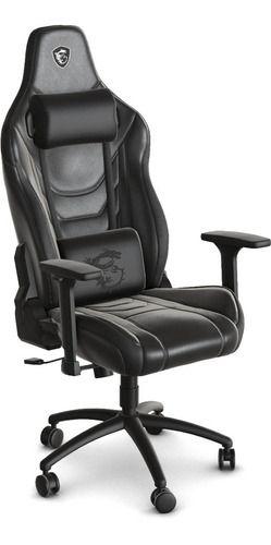 Silla Gamer Profesional Msi Chair Mag Ch130x Reclinable Negr-0