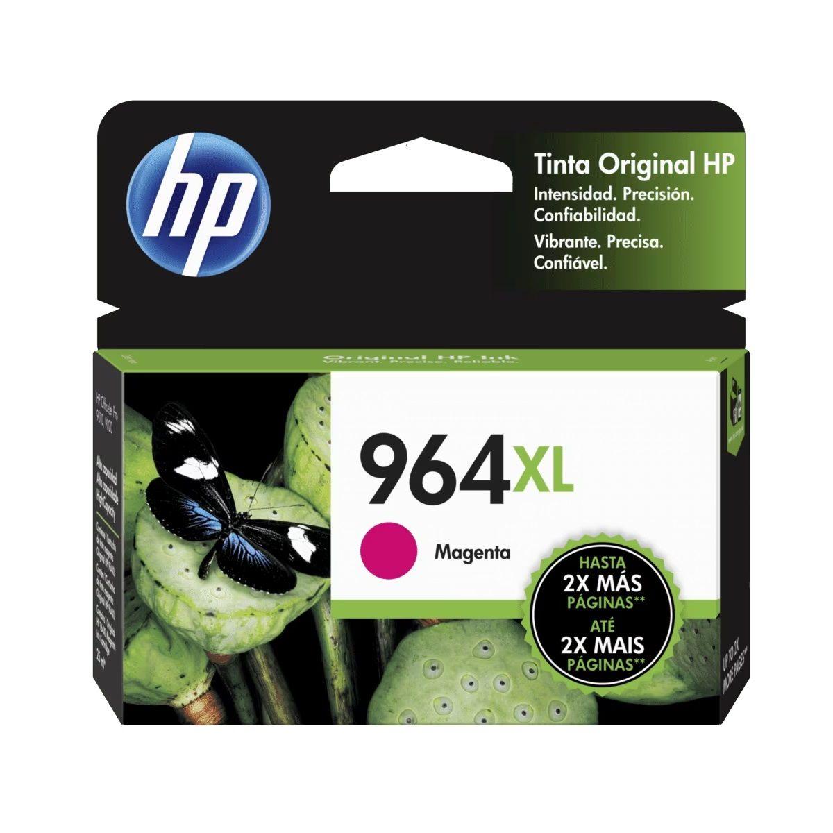 HP Tinta 964XL, Magenta, Alto Rendimiento, 3JA55AL ORIGINAL-2