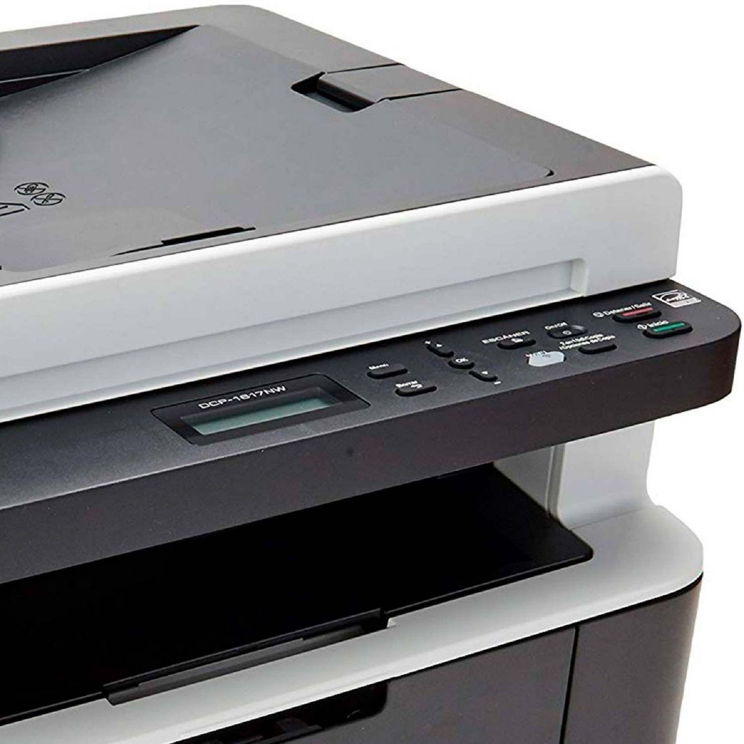 Brother Multfuncional Laser Blanco Negro Dcp-1617nw Wifi Adf-2