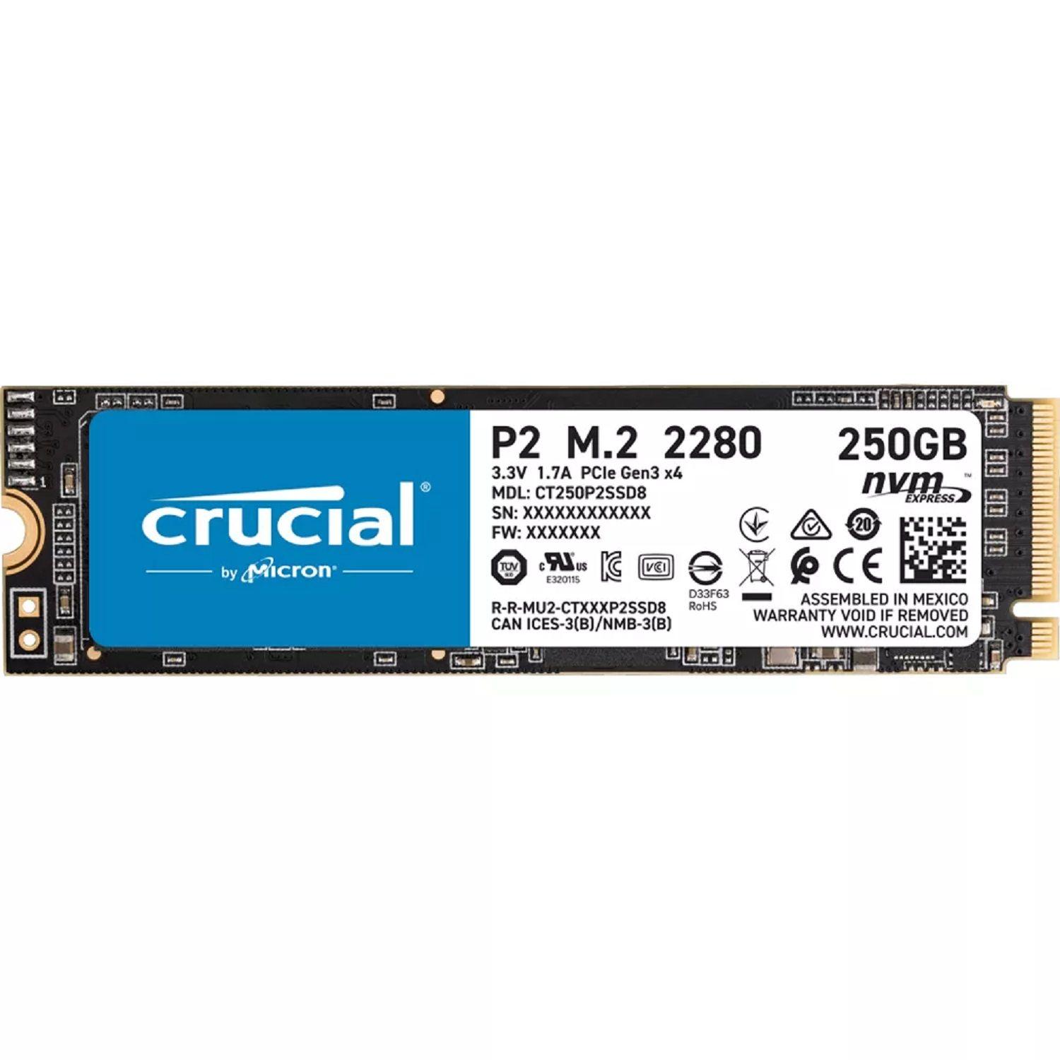 Disco Ssd M.2 250gb Nvme Pcie Crucial Nuevos Sellados-0