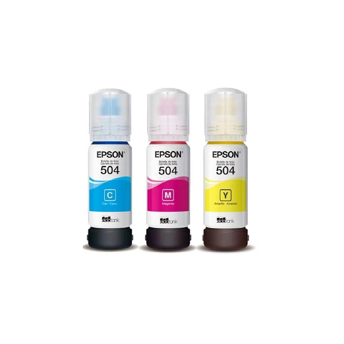 Epson Pack 3 Tintas de Colores T504, T504520-3P-PACK-1