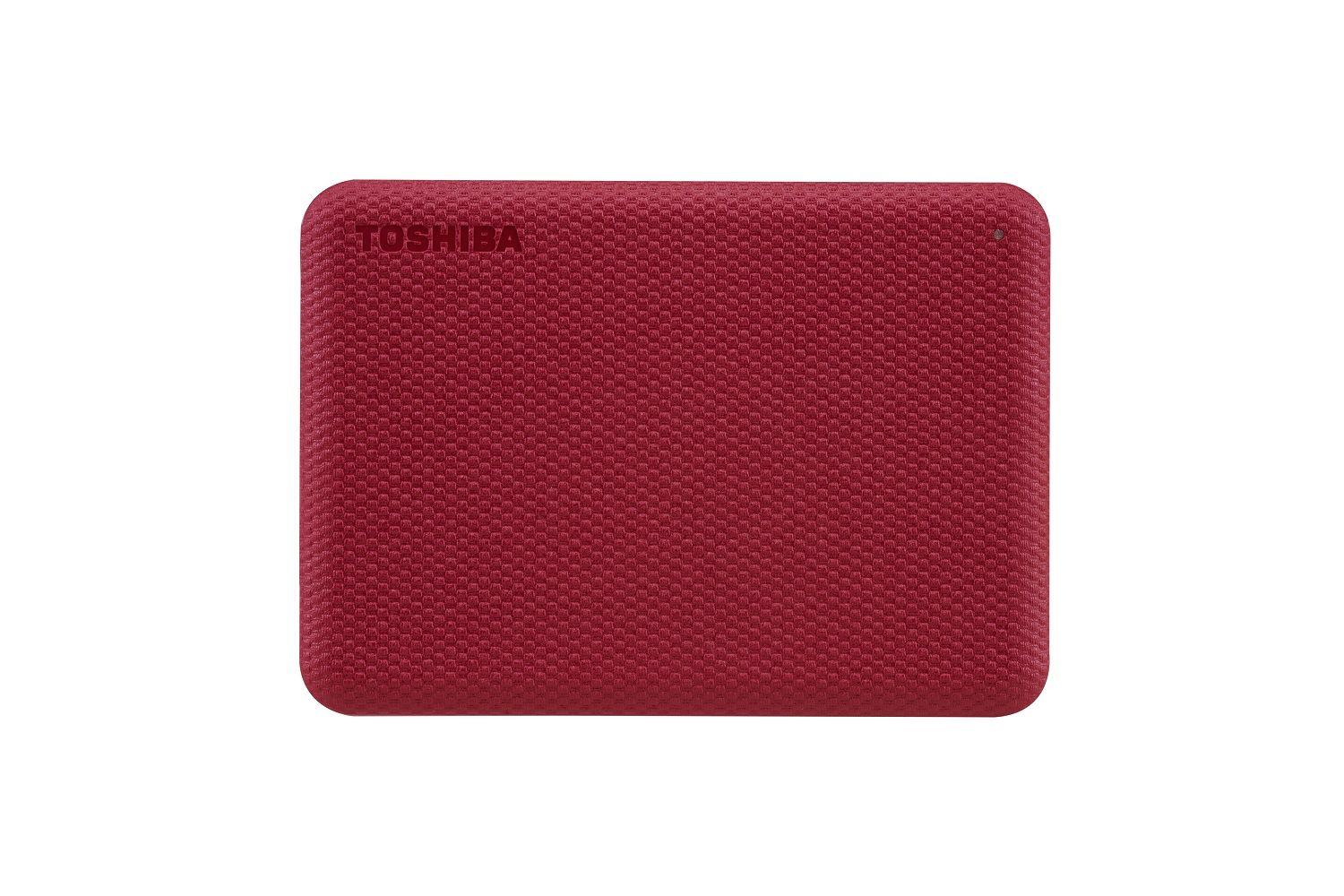 Disco Duro Externo Toshiba 4tb Canvio Advance Rojo-4