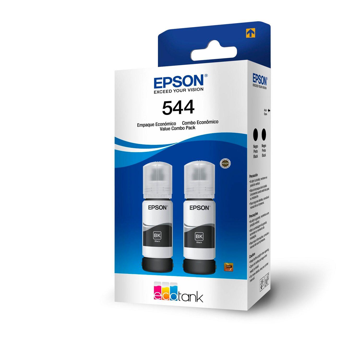 Epson Pack 2 tintas Negro T544, T544120-2P-PACK-0