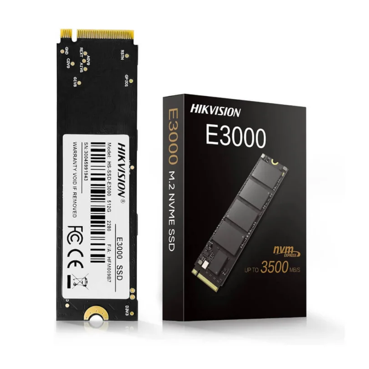 Hikvision SSD 1TB E300 M.2 PCIe NVMe HS-SSD-E3000-1024G-0