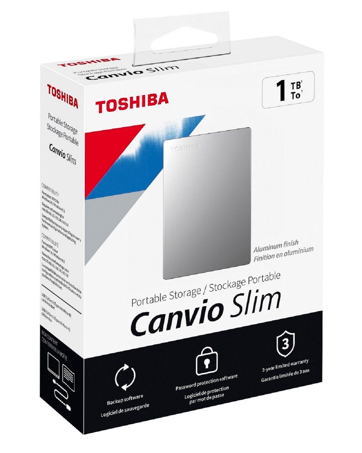 Disco Duro Externo 1tb 2.5 Usb 3.0 Canvio Slim Silver-4