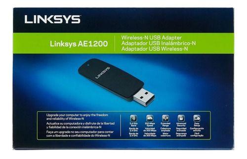 Linksys Adaptador Usb Wifi Ae1200 2.4ghz 300mbps Ae1200-la-1