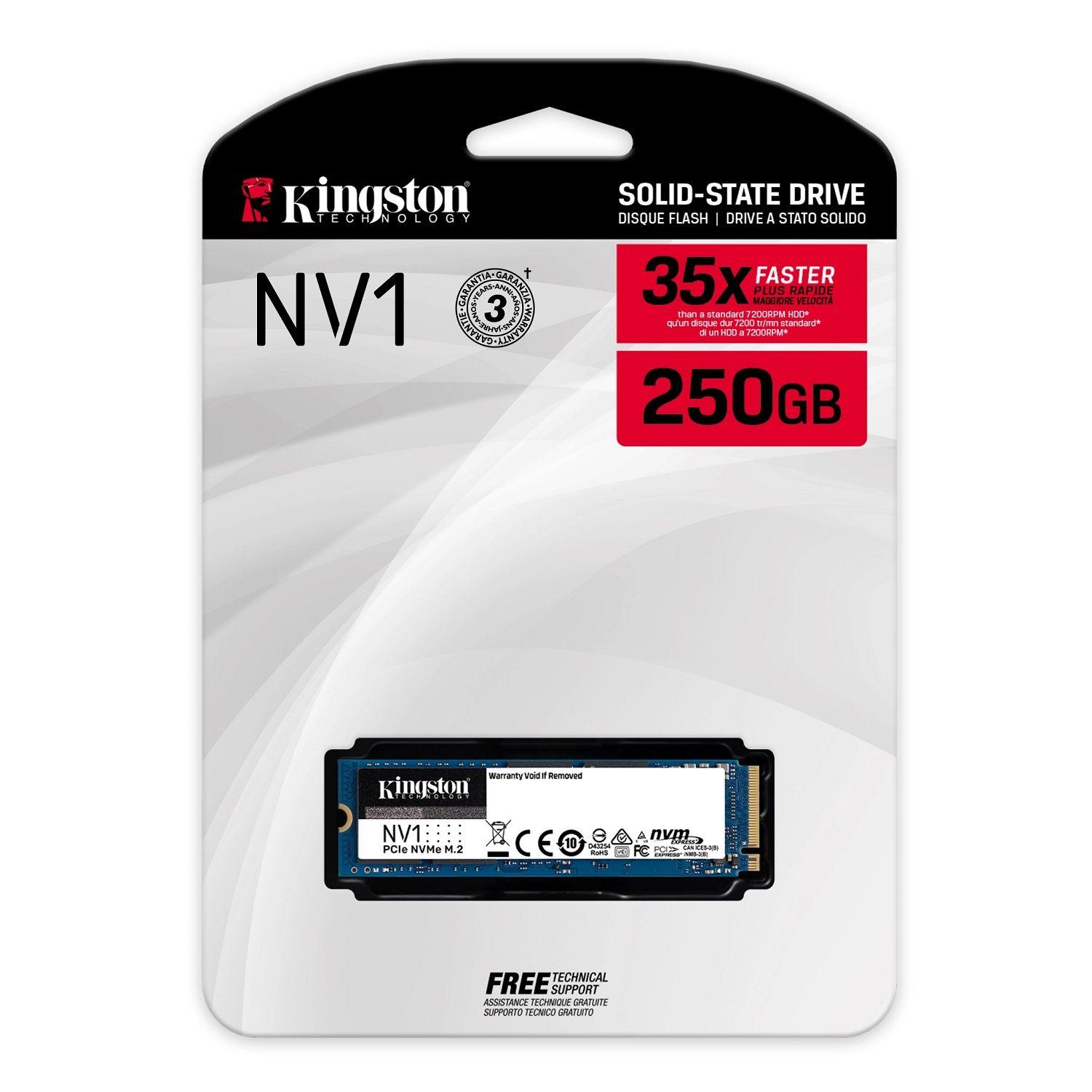 Kingston Disco Ssd 250gb Pcie Nvme M.2 Nv1  - Zonaportatil-2