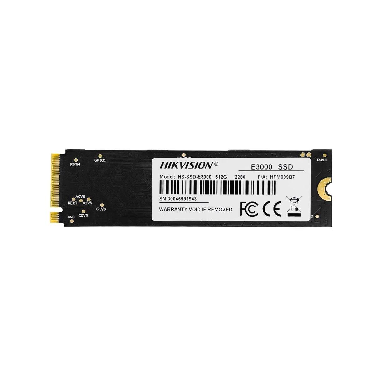 Hikvision SSD 512GB E300 M.2 PCIe NVMe HS-SSD-E3000-512G-3