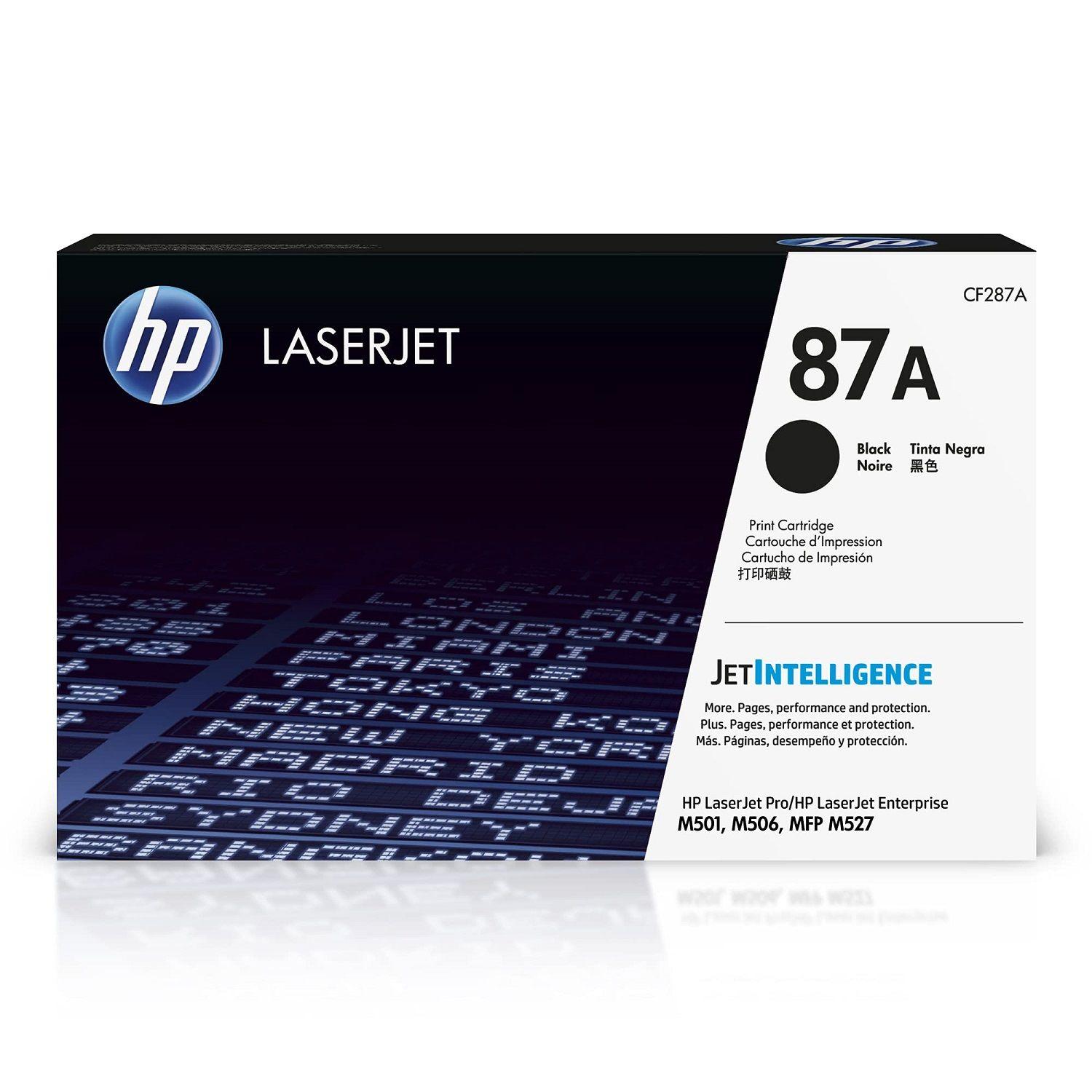 HP Tóner Laserjet 87A Negro CF287A ORIGINAL-0