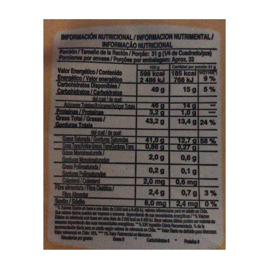 Cobertura Chocolate Alfajor Alto Rendimiento en barra Ambrosoli 1Kg-2