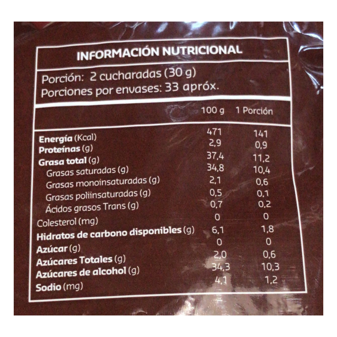 Cobertura Chocolate Carat Pastelería Sin Azúcar Puratos 1 Kg-2