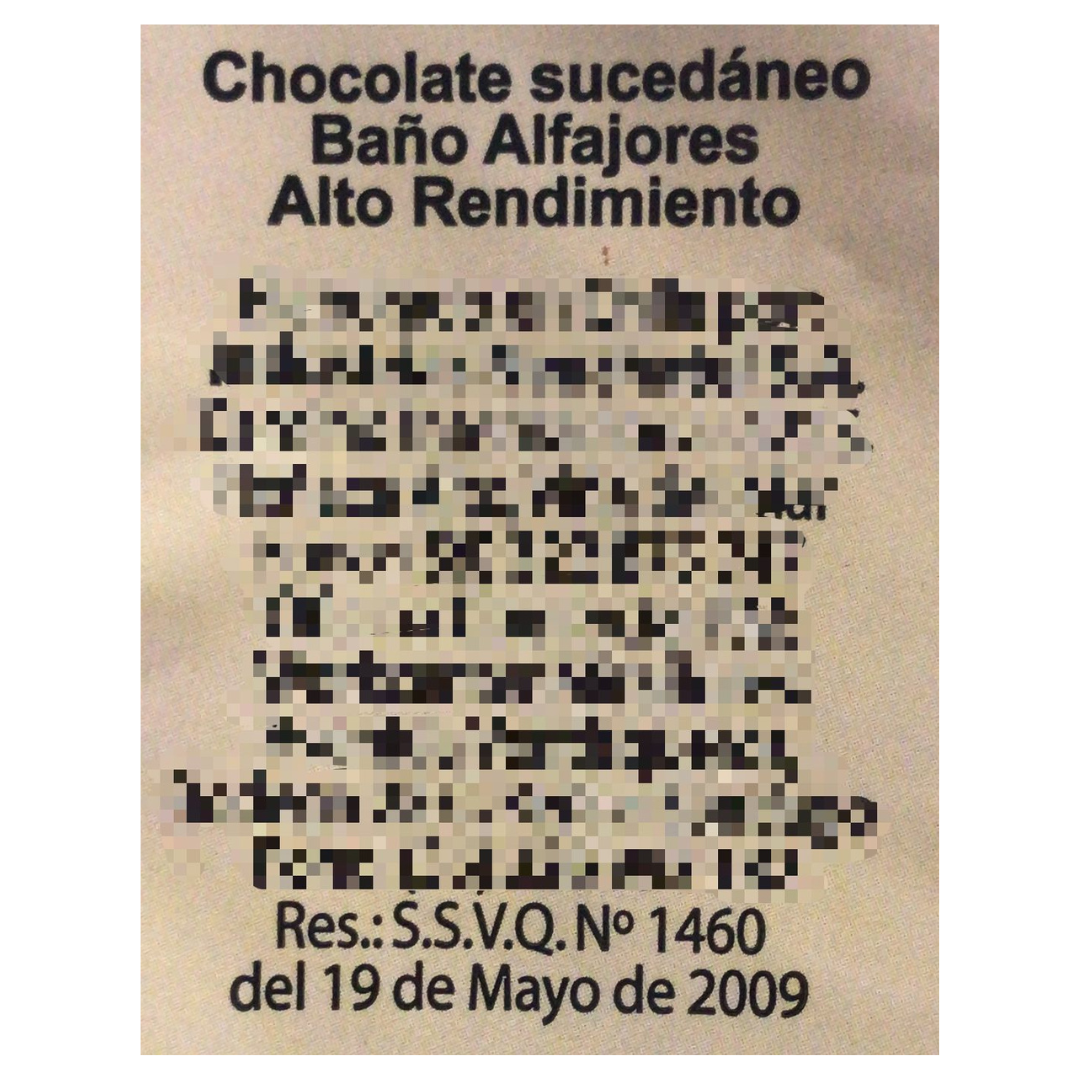 Cobertura Chocolate Neucober 107 Baño Alfajor Alto Rendimiento Barra 1kg-3