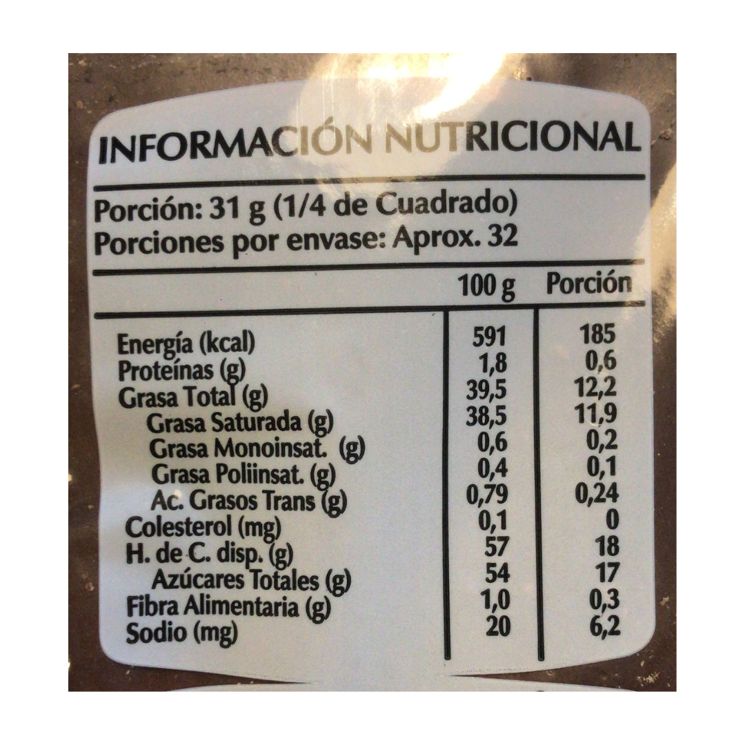 Cobertura Chocolate Bañados Industrial Barra Costa 1 Kg-2