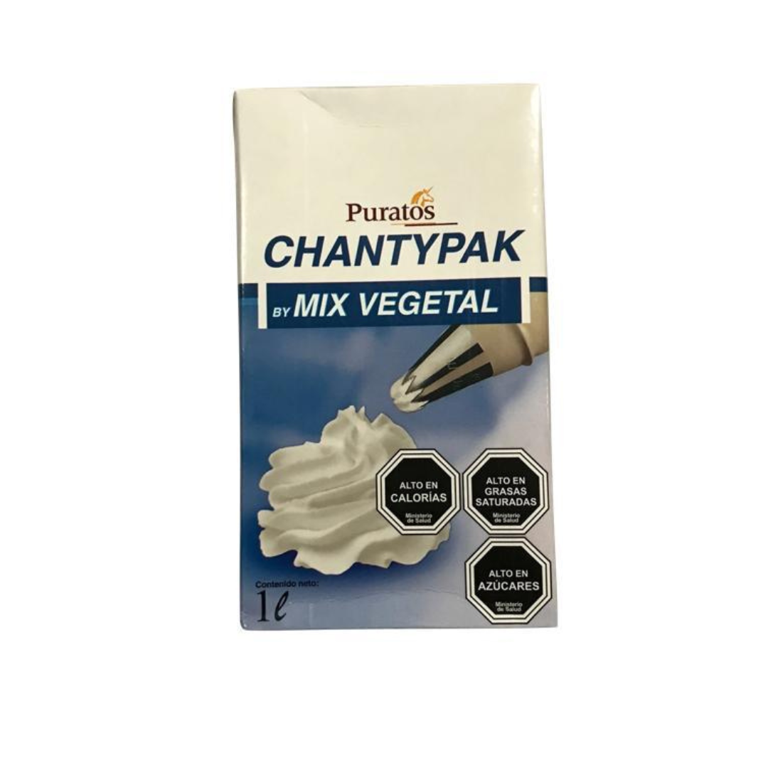 Crema Chantypack Mix Vegetal Puratos 1 Litro-0