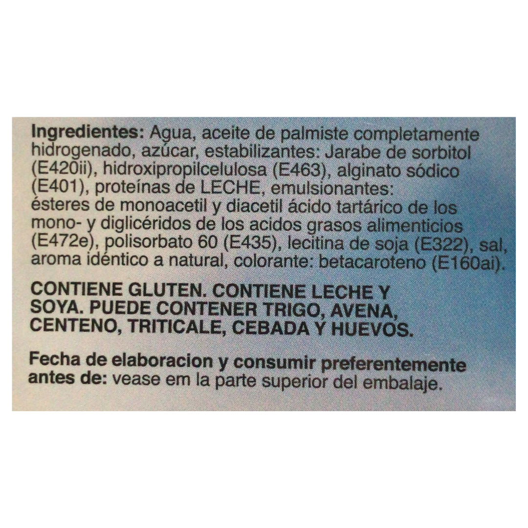 Crema Chantypack Mix Vegetal Puratos 1 Litro-1