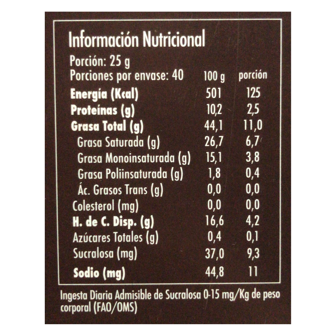 Chocolate Bitter 85% Cacao Sin Azúcar Neucober 1 Kg-2