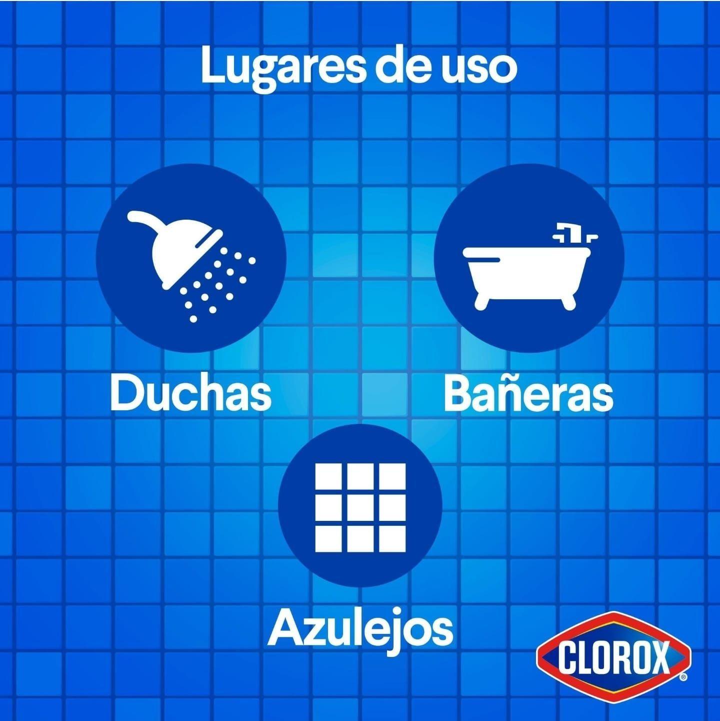 Antihongos Clorox 500 ml elimina virus y bacterias y todo tipo de infección -3
