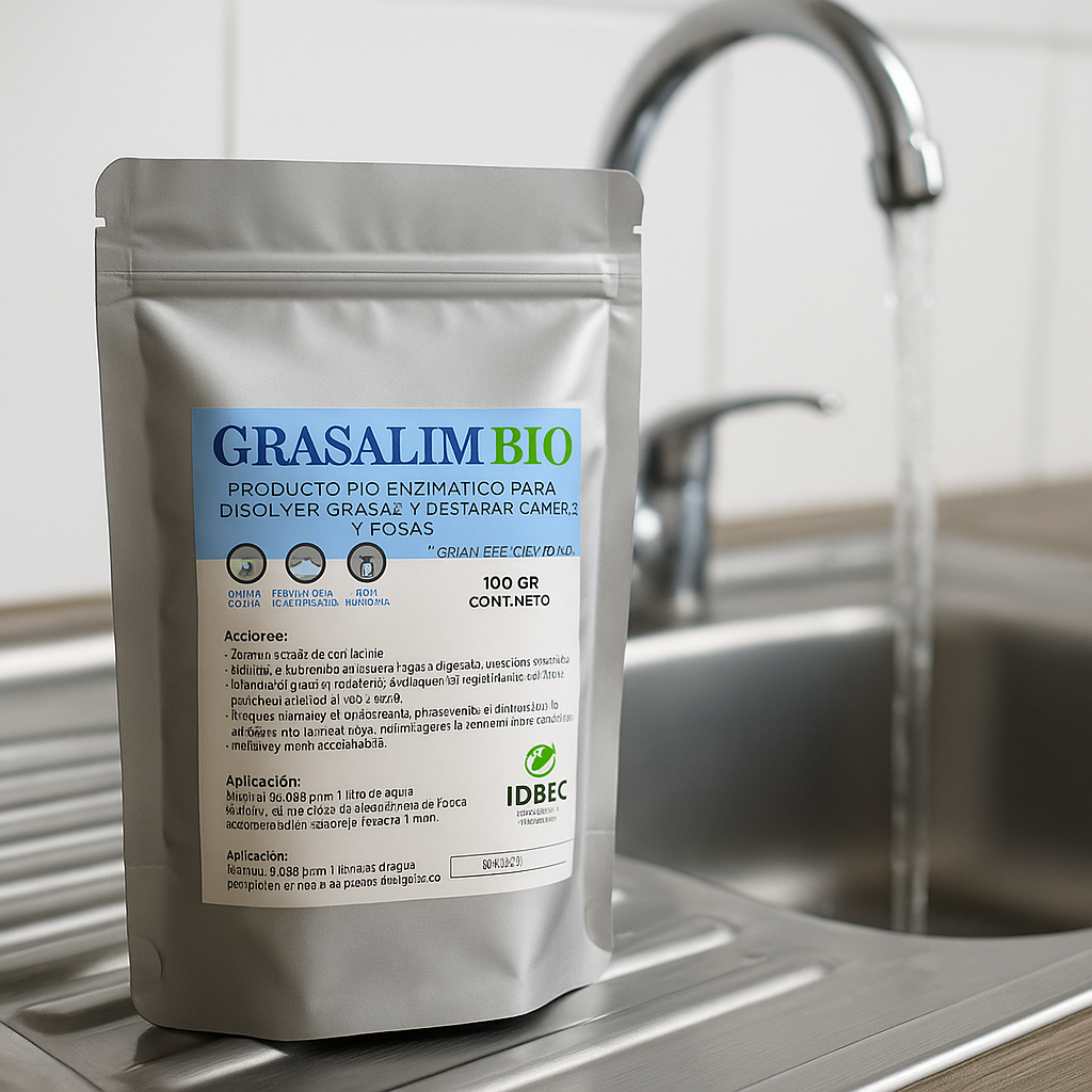 grasalimbio Disuelve Grasas Cámara Desgrasadora Fosas Sépticas destapa cañerías 100 Gr-4