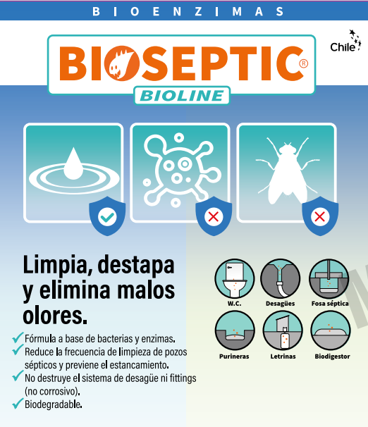 limpiador de fosas sépticas y letrinas Bioseptic 100 gr-2