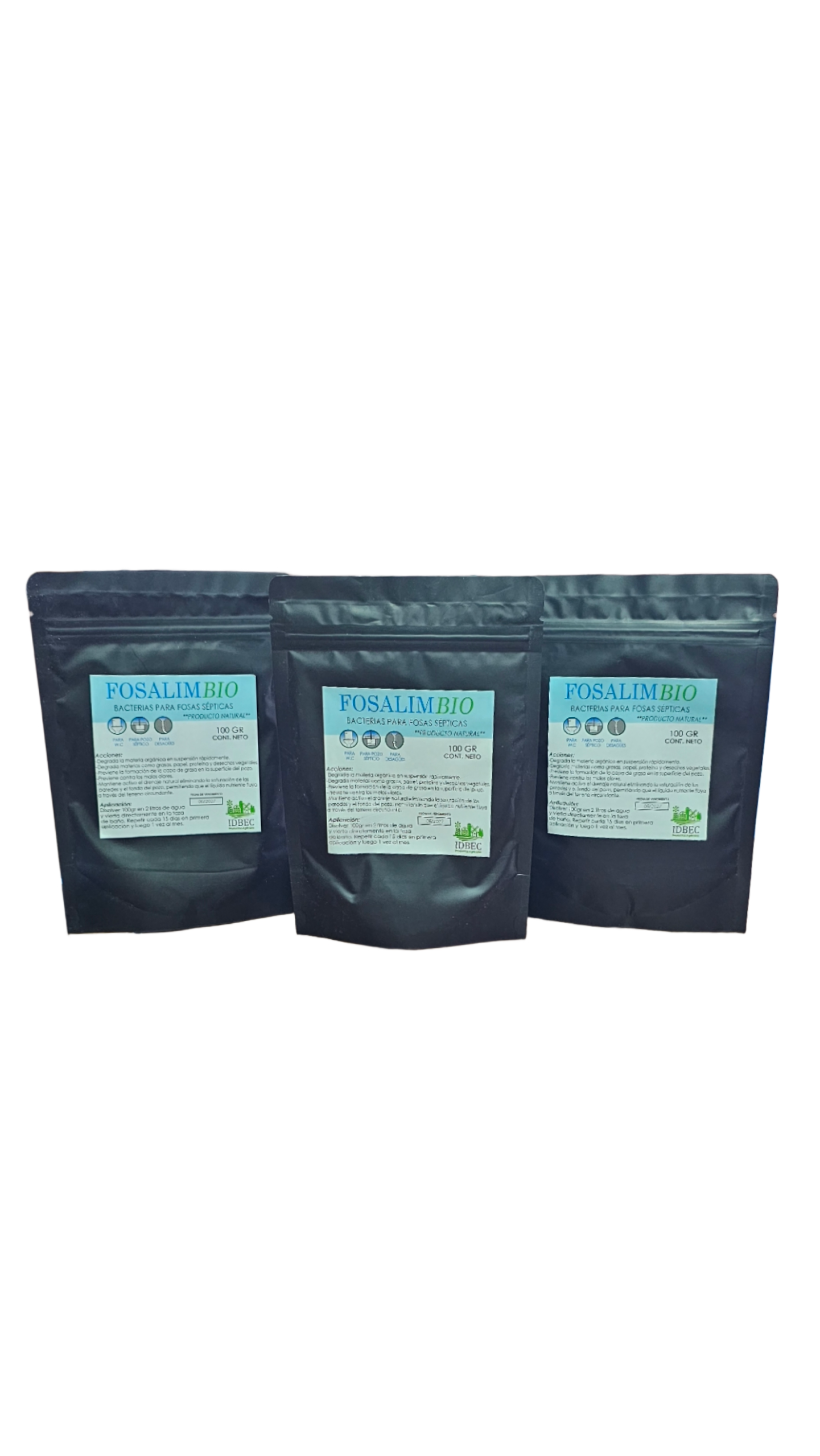 Bacterias para fosas sépticas Fosalimbio 100 gr elimina olores y desintegra materia orgánica-2