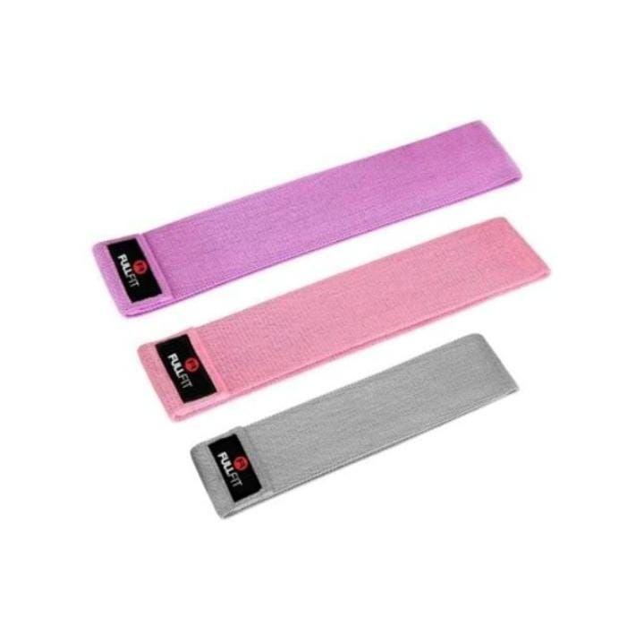 Set 3 bandas elasticas glute band 3 niveles de resistencia FULLFIT-2