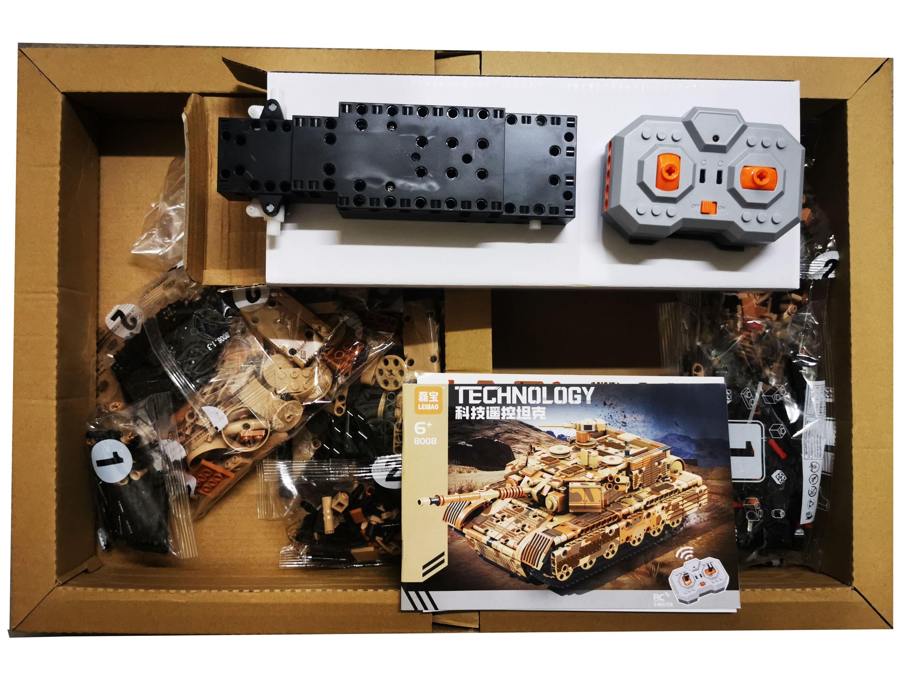 Tanque Militar +control Remoto 867pcs(bloques De Construcción)-4