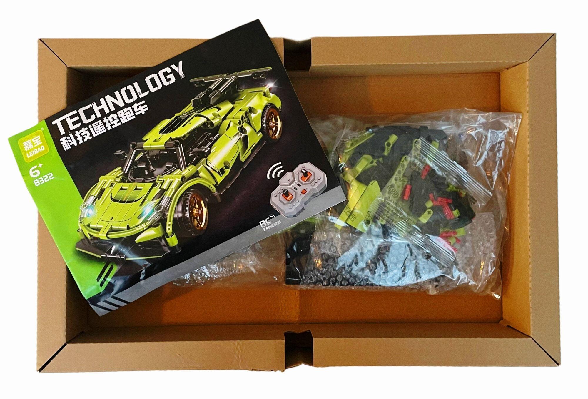 Auto Deportivo +control Remoto 402pcs(bloques De Construcción)-7