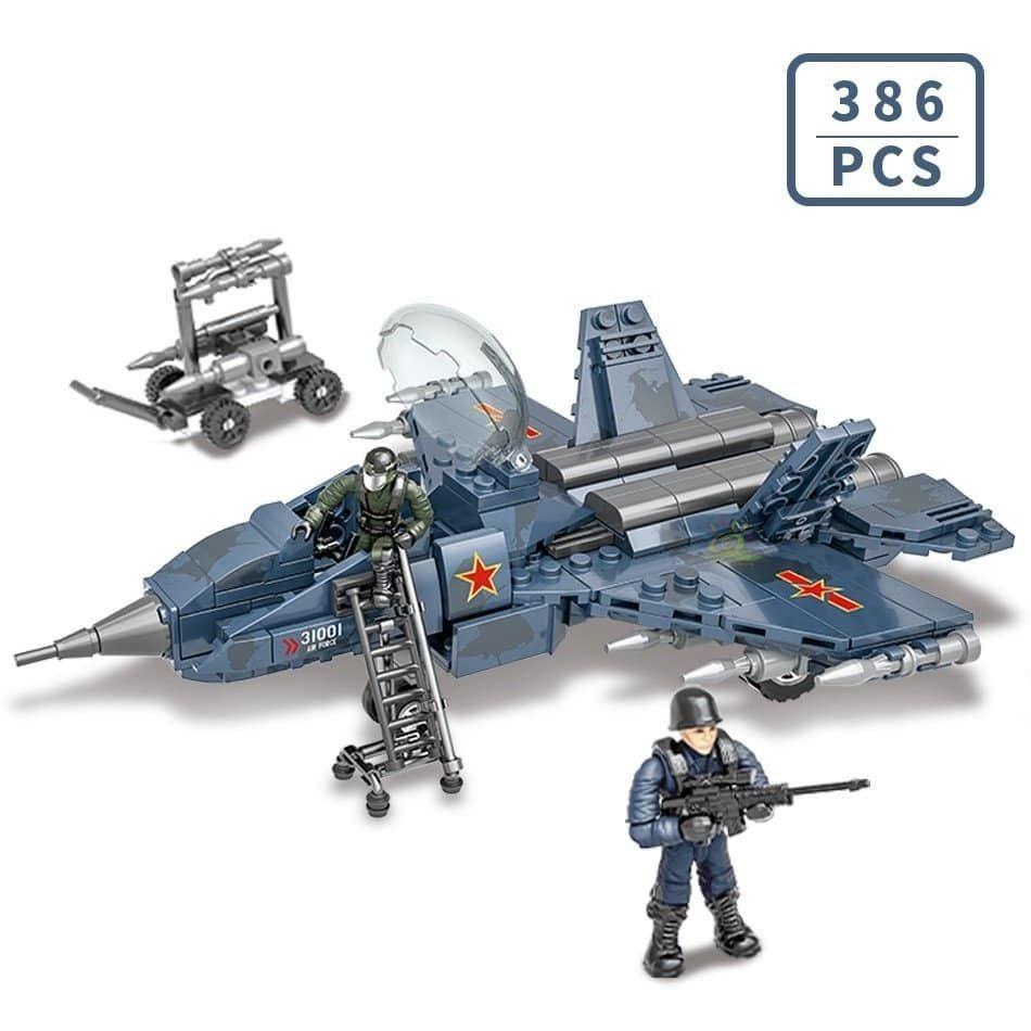 Avión Chino Shenyang J-31 386pcs (bloques De Construcción)-0