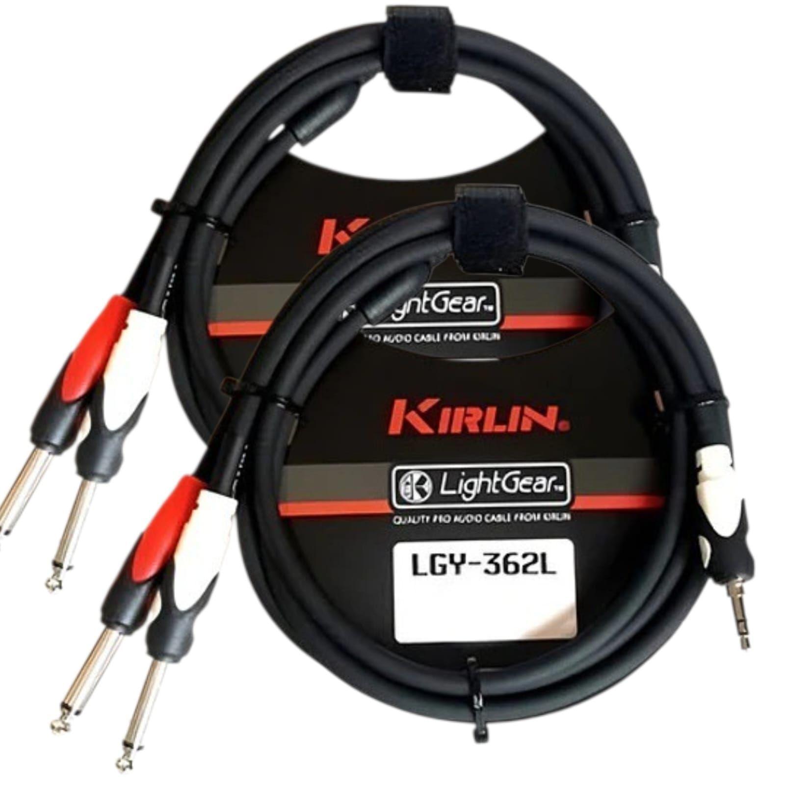 Pack de Cables De Audio Plug jack 3 5 estereo A 2 Plug jack 6 3 Mono 2MT-1