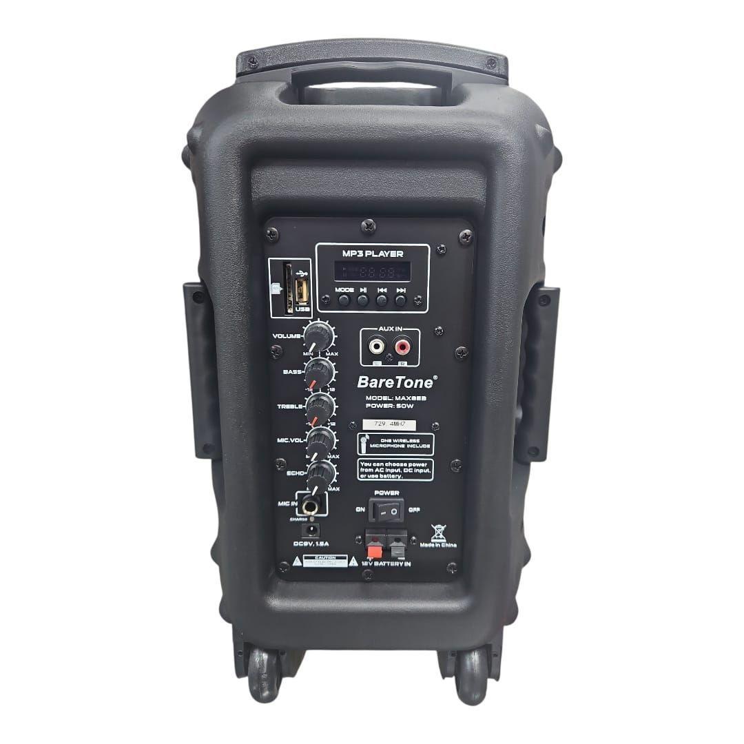 Parlante Portatil Baretone 8 Pulgadas Con Microfono Max8eb-2