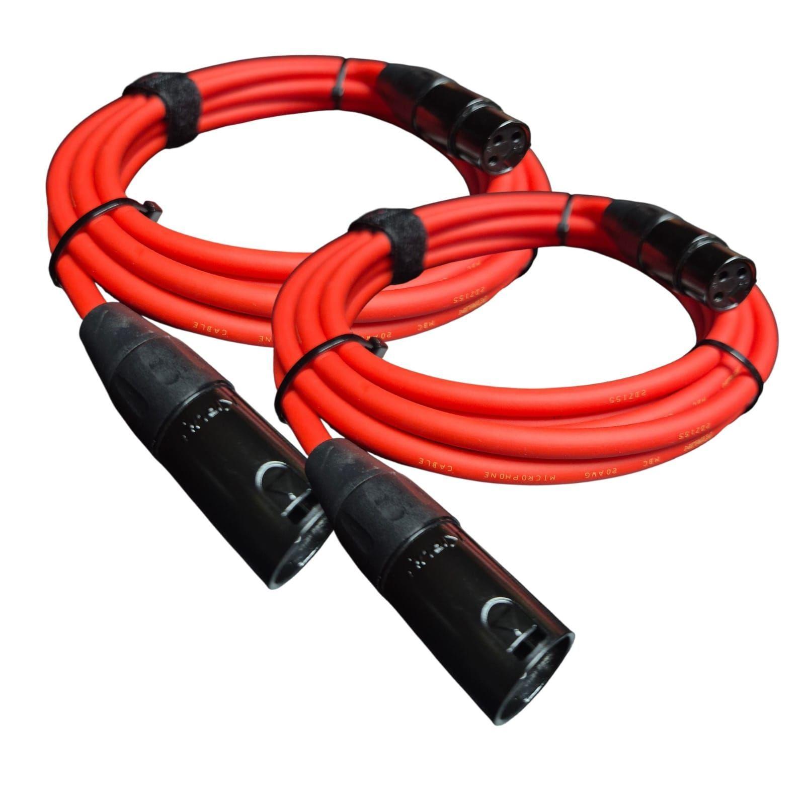 PACK de Cables de Micr fono Xlr Macho A Xlr Hembra 3 mt Kirlin-1