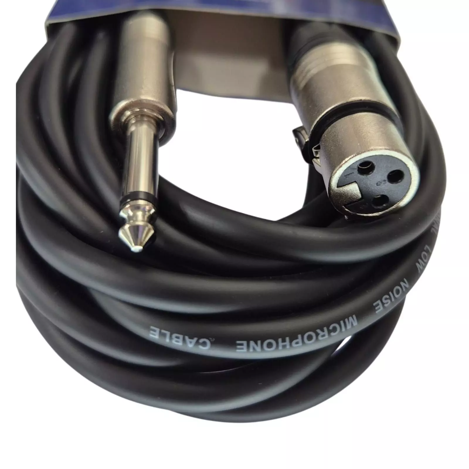PACK de 3 Cables de Microfono XLR HEMBRA A Plug 6 3mm Novatronic-3