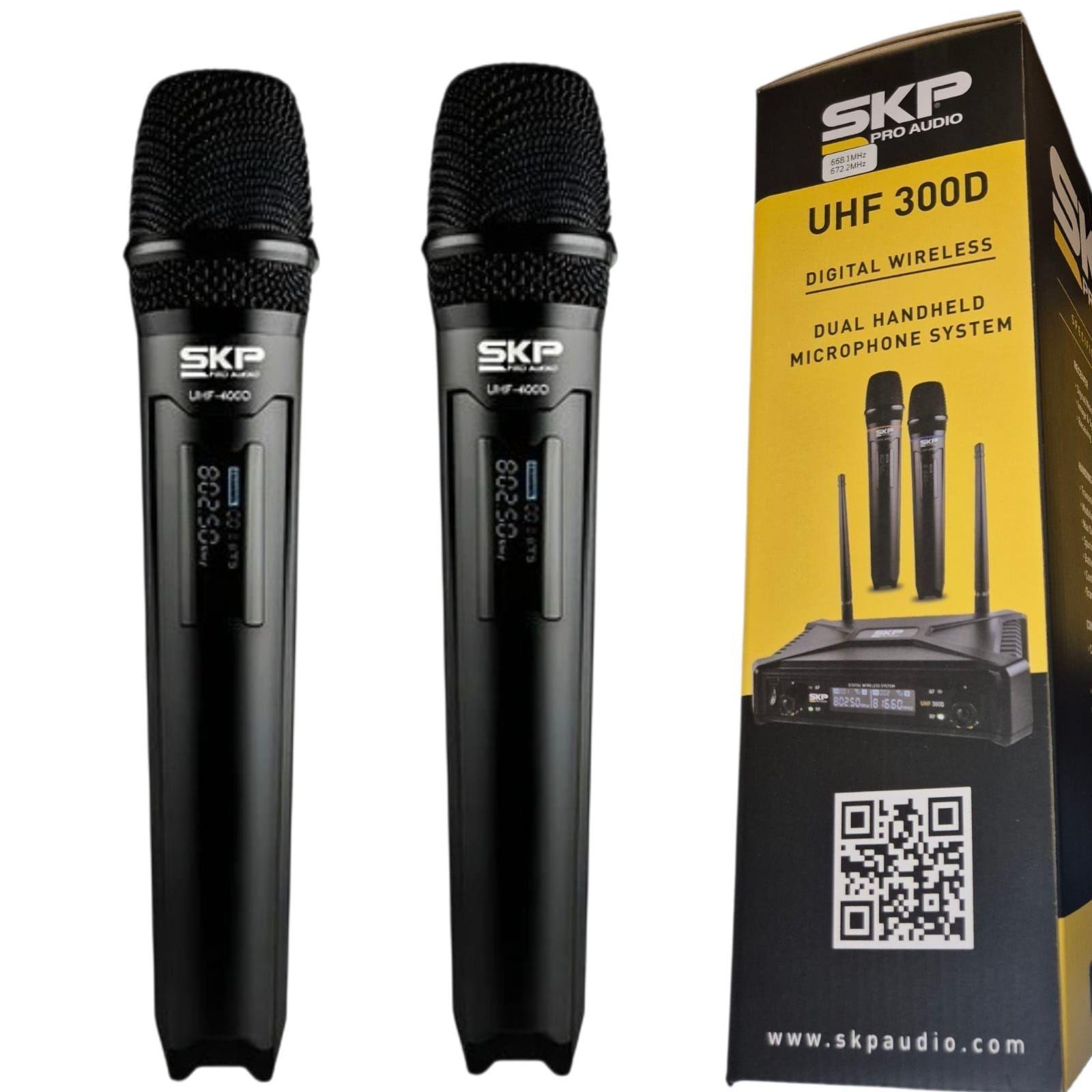 Micr fonos Skp Pro Audio Uhf 300D-4