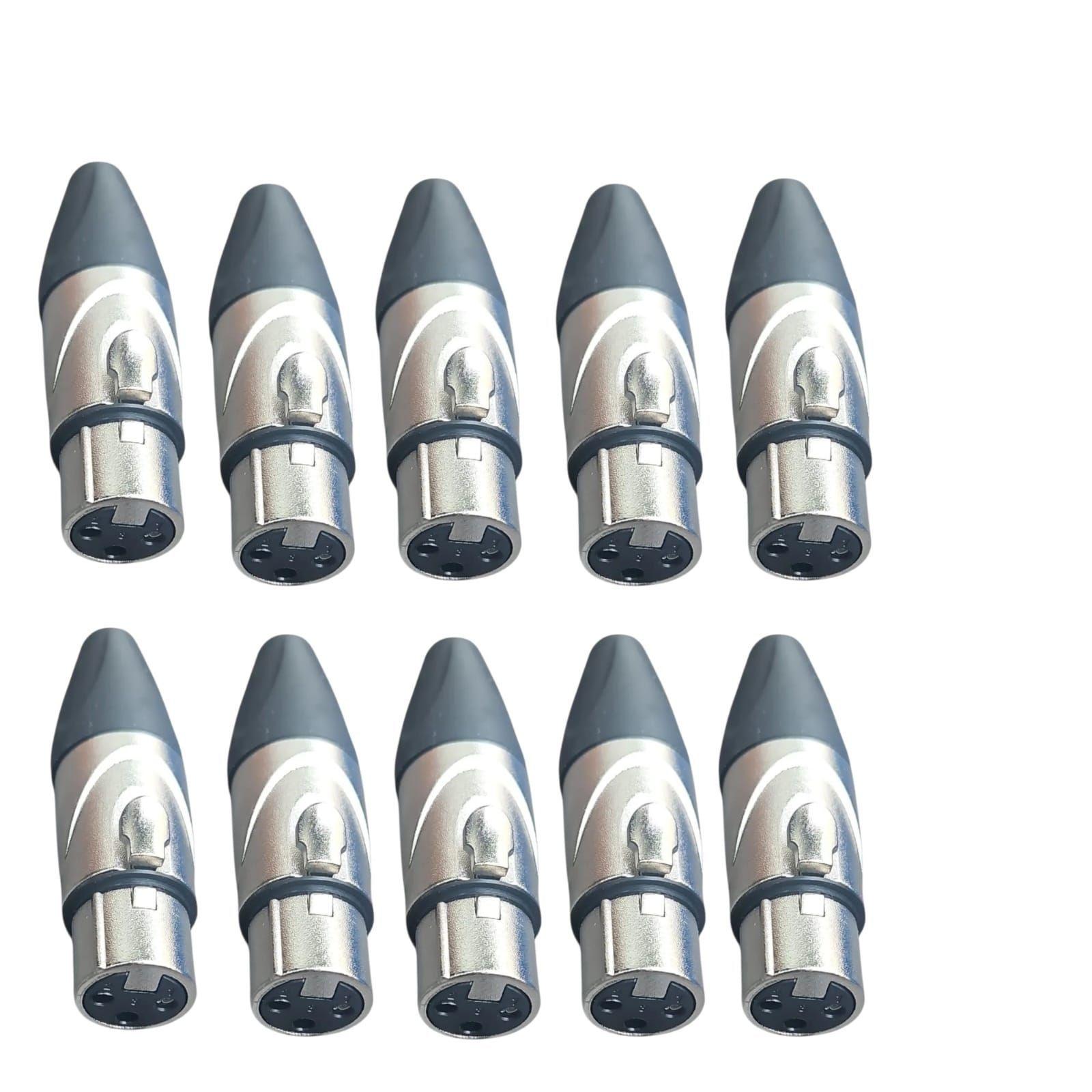 Conectores Xlr Canon Hembra Novatronic Xy01-2