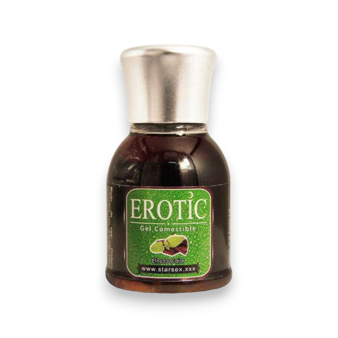 Gel Comestible Erotic Menta Chocolate 30 ml para Masajes y Sexo Oral-1